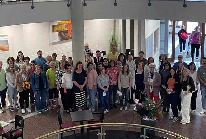 Zahlreiche Mitarbeiterehrungen