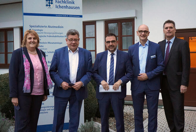 Klaus Holetschek zu Besuch in der Fachklinik Ichenhausen